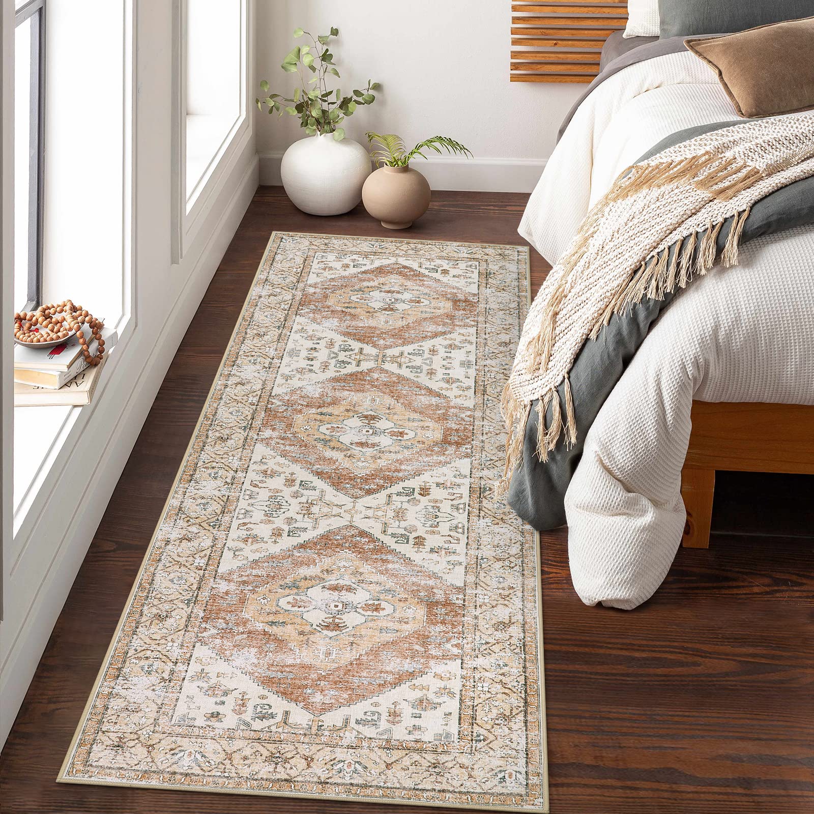 Amazon.com: Lahome Boho Washable Runner - 2x5 Rug Runner Non